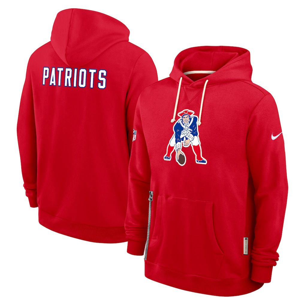 Men 2026 NFL New England Patriots hoodie red 01